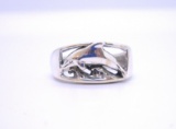 KABANA DOLPHIN RING STERLING SILVER
