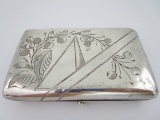 84 RUSSIAN STERLING SILVER CIGARETTE CASE BOX