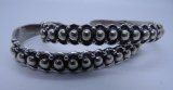 2 FRED HARVEY ERA CUFF BRACELETS STERLING SILVER