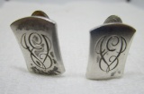 813 STERLING SILVER CUFFLINKS FINLAND LINKS KAS