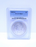 1885 O PCGS MS63 MORGAN US SILVER DOLLAR COIN