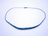 GENUINE TURQUOISE NECKLACE STERLING SILVER