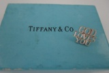 TIFFANY & CO GOD LOVES YOU PIN STERLING SILVER TIE