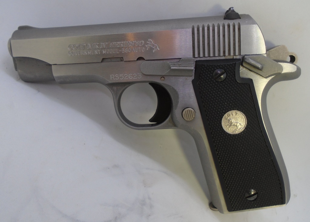 タナカ .380 GOVERNMENT STAINLESS MODEL Colt .380 Government Model Series 80 Stainless Steel For