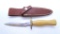 RANDALL 2-5 BOOT KNIFE & LEATHER SHEATH ORIGINAL