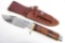 RANDALL MOD #5 KNIFE & LEATHER SHEATH CAMP & TRAIL