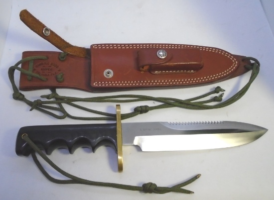 RANDALL 14 ATTACK KNIFE SAW BACK STAINLESS MICARTA