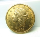 1904 $20 DOLLAR GOLD LIBERTY US COIN