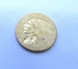1911 US GOLD INDIAN COIN 2 1/2 DOLLAR $2.50