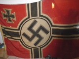 GERMAN WWII KRIEGSMARINE FLAG REICHSKREIGSFLAGGE