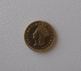 1860 GOLD 1  DOLLAR  PRINCESS COIN
