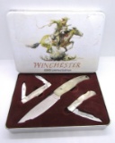 WINCHESTER 2005 LIMITED EDITION 3 KNIFE SET IN TIN