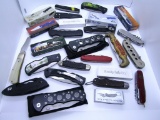 LOT OF 26 FOLDING POCKET KNIVES