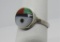 ZUNI SUNFACE RING STERLING SILVER INLAY TURQUOISE