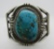 CRANDALL TURQUOISE CUFF BRACELET STERLING SILVER