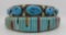 PL FIRST NATIVES TURQUOISE CUFF BRACELET STERLING