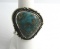 VINTAGE TURQUOISE STERLING SILVER NAVAJO RING