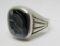 BELL TRADING POST RING STERLING SILVER INTAGLIO