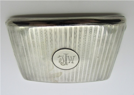 1913 STERLING SILVER CIGARETTE CASE CARD HOLDER
