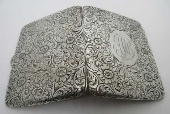 TRAVELING PICTURE FRAME CASE STERLING SILVER PHOTO