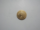 1913 INDIAN 2 1/2 DOLLAR GOLD COIN.