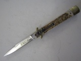 SWITCHBLADE KNIFE STAG MADE ITALY 9
