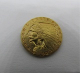 1927 GOLD 2 1/2 DOLLAR INDIAN COIN