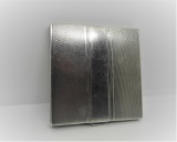 STERLING SILVER MIRROR COMPACT CASE BOX