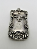 STERLING SILVER MATCH CASE MATCH SAFE PENDANT