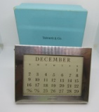 TIFFANY &CO CALENDAR PICTURE FRAME STERLING SILVER