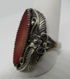 MORGAN SPINY OYSTER SHELL RING STERLING SILVER