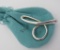 TIFFANY & CO D NECKLACE PENDANT STERLING SILVER