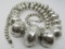 NAVAJO PEARLS BENCH BEAD NECKLACE STERLING SILVER