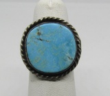 TURQUOISE STERLING SILVER RING