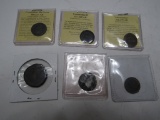 6 ANCIENT ROMAN COINS.
