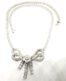 2.50CT DIAMOND NECKLACE 14K WHITE GOLD RETAIL$6500