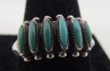 PALOMA PETIT POINT TURQUOISE RING STERLING SILVER