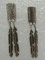 CONCHO FEATHER EARRINGS STERLING SILVER