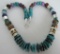 T&R SINGER TURQUOISE NECKLACE TREASURE STERLING