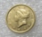 1851 GOLD 1 DOLLAR GOLD LIBERTY GOLD RUSH COIN
