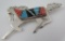 ELLA COWBOY INLAY TURQUOISE PIN STERLING SILVER