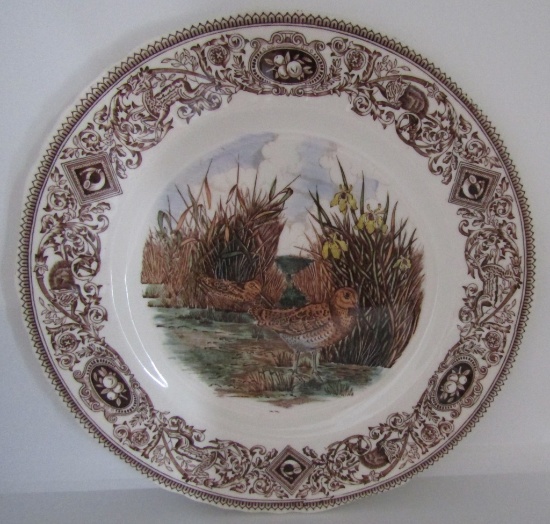 MASON'S PLATE GAME BIRD SNIPE GALLINAGO COELESTIS
