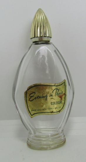 EVENING IN PARIS PERFUME BOTTLE BOUR JOIS COLOGNE