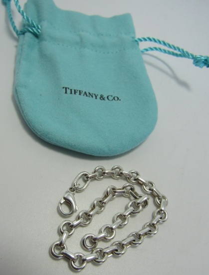 TIFFANY & CO BRACELET STERLING SILVER LINK CHAIN