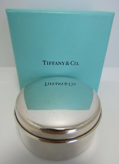 TIFFANY & CO BOX STERLING SILVER RING TRINKET GIFT