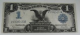 1899 SILVER CERTIFICATE BLACK EAGLE 1 DOLLAR  VF