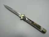 SWITCHBLADE STAG LEVERLETTO KNIFE