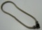 ESPOSITO AMBER ONYX STERLING SILVER NECKLACE