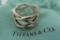 TIFFANY & CO CELTIC RING STERLING SILVER W POUCH