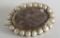 EDWARDIAN MOURNING PIN BROOCH PEARLS 14K GOLD